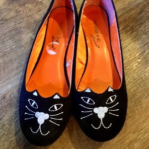 Cute kitty flats